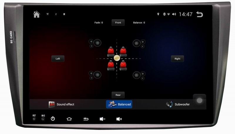 Ouchuangbo 9 Inch Car Stereo Androio 4.4 System For ChangAn Alsvin V3 with Gps Navi resolution 1024*600