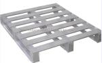 Heavy Duty Metal Pallets Warehouse Equipments Standard Size 40" X 48" Grey Color