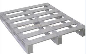 China Heavy Duty Metal Pallets Warehouse Equipments Standard Size 40&quot; X 48&quot; Grey Color factory