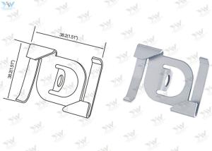 China Steel Material Cable Display Components , T Bar Attachment Clip For Suspending Signs factory