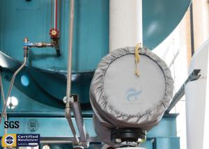 China Thermal Insulation Covers 300℃ Fiberglass Heat Exchanger Reusable Jacket Blanket factory