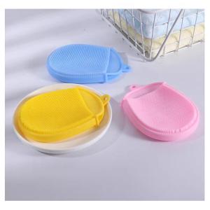 China Cute Silicone Baby Brush Temperature Resistance Colorful Cartoon Design factory