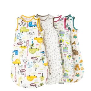 China Printing Customized Newborn Baby Sleeping Bag 100% Cotton Baby Sleep Sack factory