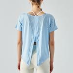 Lightweight Fitness Top Sports T Shirt Ladies Short Sleeve Quick Drying Yoga
