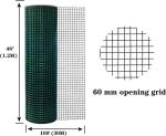 Anping Factory Galvanized Stainless Steel Green PVC Coated Welded Mesh Wire For