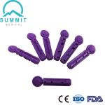 Gamma Sterilized Twist Blood Lancet Needle 30G Purple for Blood Sugar Testing