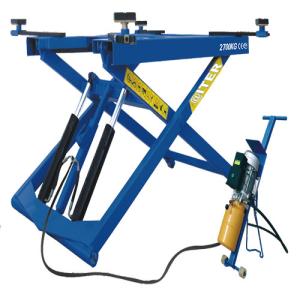 China 2700kg Low rise portable Movable Vehicle Equipment Scissor Hydraulic Vehicle Lift for Sale factory