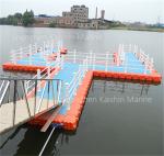 Plastic Modular Floating Work Platform Durable Summer Fishing Float Pontoon