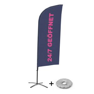China Double Sided Outdoor Advertising Beach Flag Custom Fashion Flag Banner factory