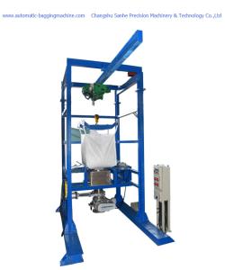 China DCS-1000W+DS 1000 Kg Jumbo Bag Unloader Machine Ton Bag Breaker Discharger factory
