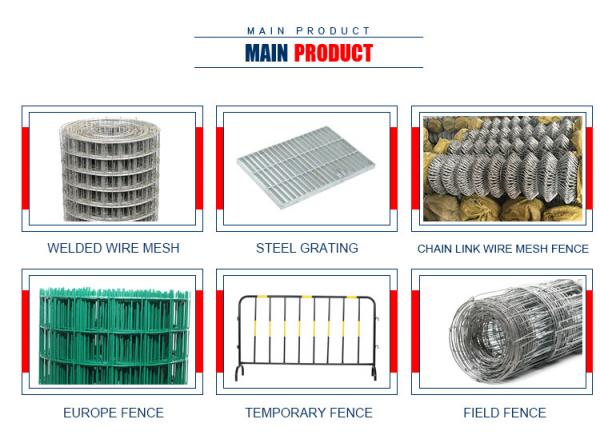 Vinyl Coated Chain Link Fence , Garden Fence Panels With 0.5--5.0m Width