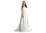 Sleeveless Long Tail Cocktail Ladies Evening Dresses Floor - Length Backless