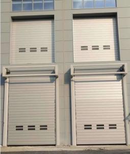 China Aluminum Panel Government 220mm Spiral Doors High Speed Spiral Door factory