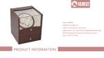 Glossy Wrist Watch Storage Box Luxurious Mute Motor With Drawer