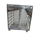 Customizable Commercial Stainless Steel Tray Trolley For Snacks