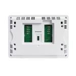 Riseem 7 Day Programmable HVAC Thermostat , Battery Operated Home Thermostat 24V