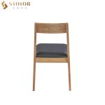 Nordic Fabric Dining Chair Modern Luxury Restaurant Furniture