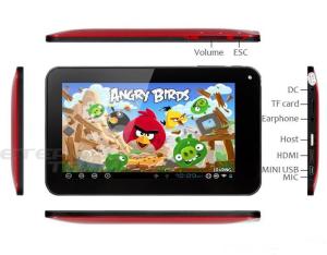 China 7 inch andriod tablet pc, capacitive screen, android 4.0; WM8850 CPU factory
