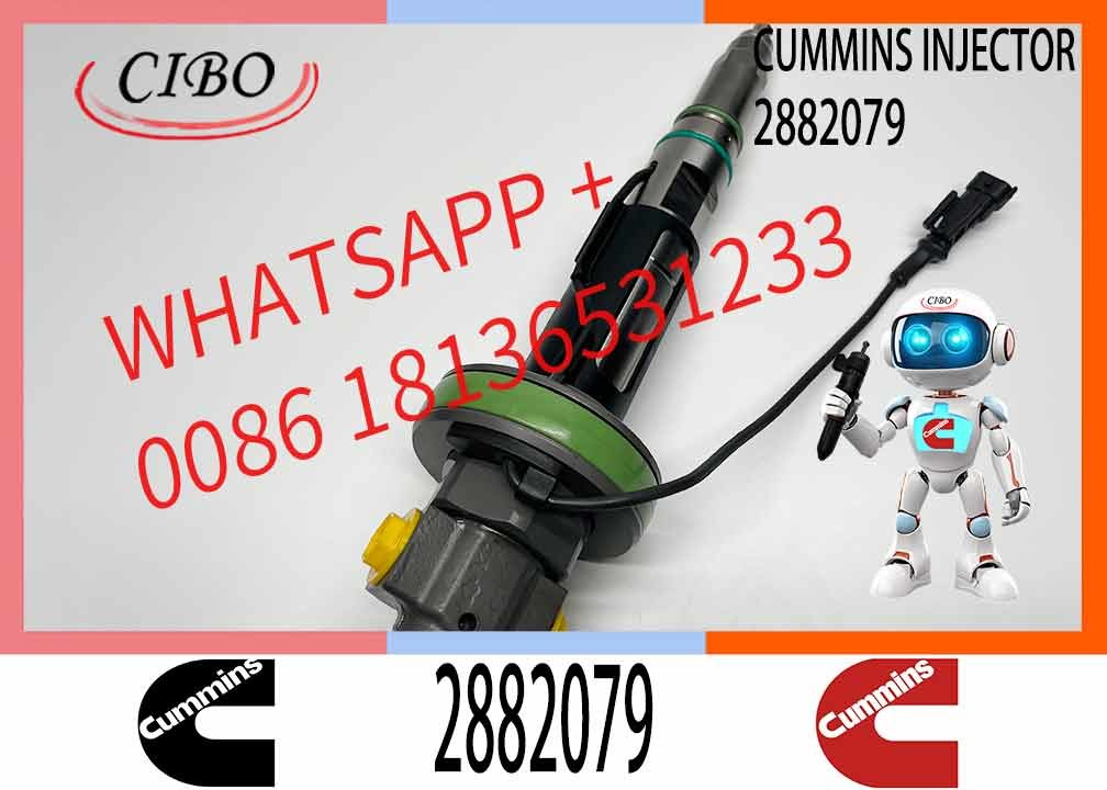 High Performance Diesel Fuel Injector Nozzle 2882079 For Excavator K19 QSK19 Engine Common Rail Injector