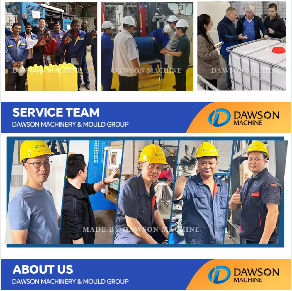 Single Station Single Die Head HDPE Lubricant Oil Extrusion Blow Molding Machine