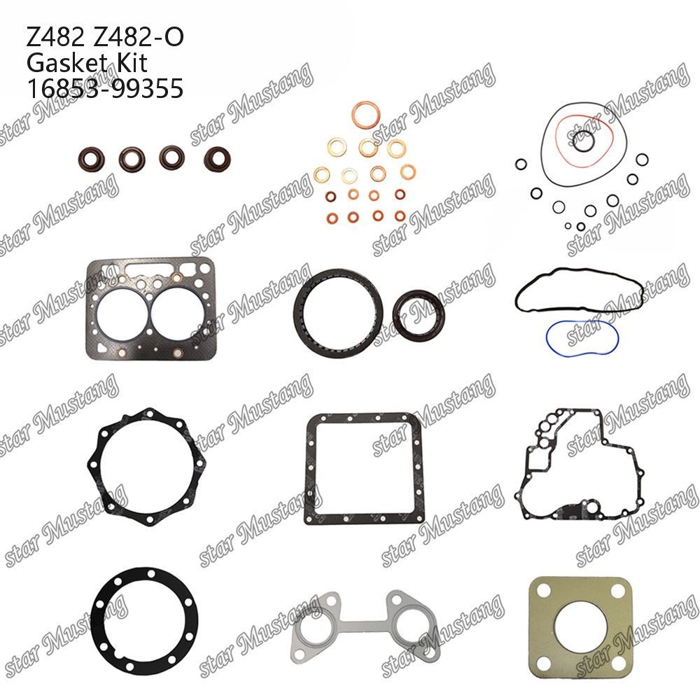 Z482-O Full Gasket Set 16853-99355 For Kubota