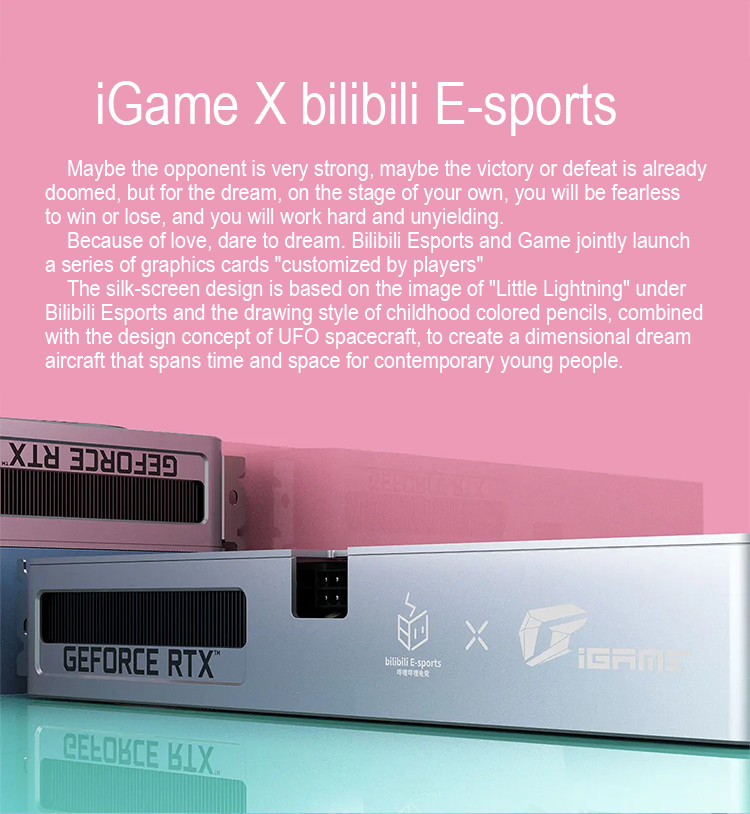 RoHS Quiet Graphics Card IGame GeForce RTX 3070 Ti Bilibili E Sports Edition OC 8G