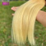 613 Straigth Blonde Raw Colored Hair Extension Human Hair Blond Hair Bundles