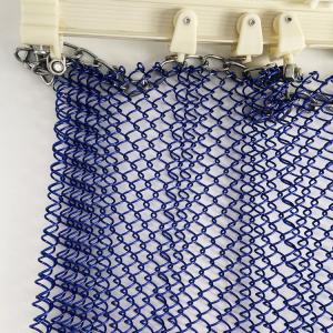 China Aluminum Alloy Wire Coil Curtain For Upscale Settings factory