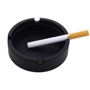 China Black Silicone Ashtray Eco Home Use Durable And Long Lasting factory