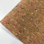 0.4-1.2MM Thickness Cork Leather Fabric Natrual Sound Insulating Dirt Repellent