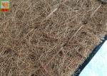 Landscape Netting Erosion Control Brown Color , Polypropylene Square Mesh