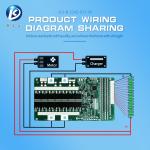 10A-80A Li-Ion Lifepo4 Battery BMS 6S 16S 17S 20S 24S Battery Management System