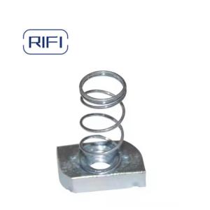 Fastener M10*8 Unistrut Nut M3 M6 M8 Steel Galvanized Channel Spring Nut
