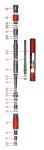 Halco RC400 Water Hammer Drilling / Reverse Water Hammer Remet 4 Drill Bit