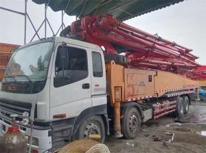 China Hbc Remote Control Used Concrete Trailer Pump Putzmeister 42m factory