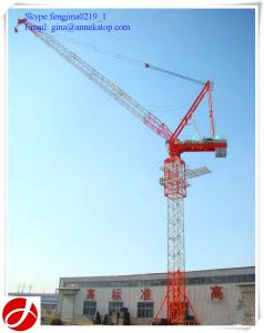 China High quality low price QTD125 luffing jib tower cranes for sale factory