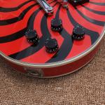 Custom Grand LP Style Electric Guitar G-Zakk Wylde Bullseye in Cherry Sunburst