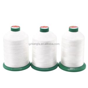 China Raw Pattern 210d/3 White Leather Sewing Thread in 240 Colors for Bag Sewing Machine factory