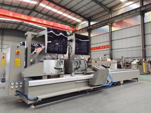 China 600 Saw Blade CNC Double Head Mitre Cutting Off Machine For Aluminium And PVC Window Door factory