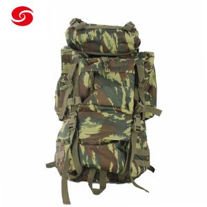 China 60L Nylon Polyester Multi-Function Military Greece Camouflage Hiking Tacticak Backpack factory