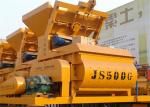 Electric Dual - Axial Forced 500L Cement Concrete Mixer Machine With 25 M3 / H