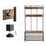 Large Coat Rack for Hallway, Industrial Coat Stand for Sale, Hallway Coat Rack,