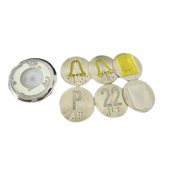 Customized Clear and Easy to Read Elevator Button Faceplate with Standardization