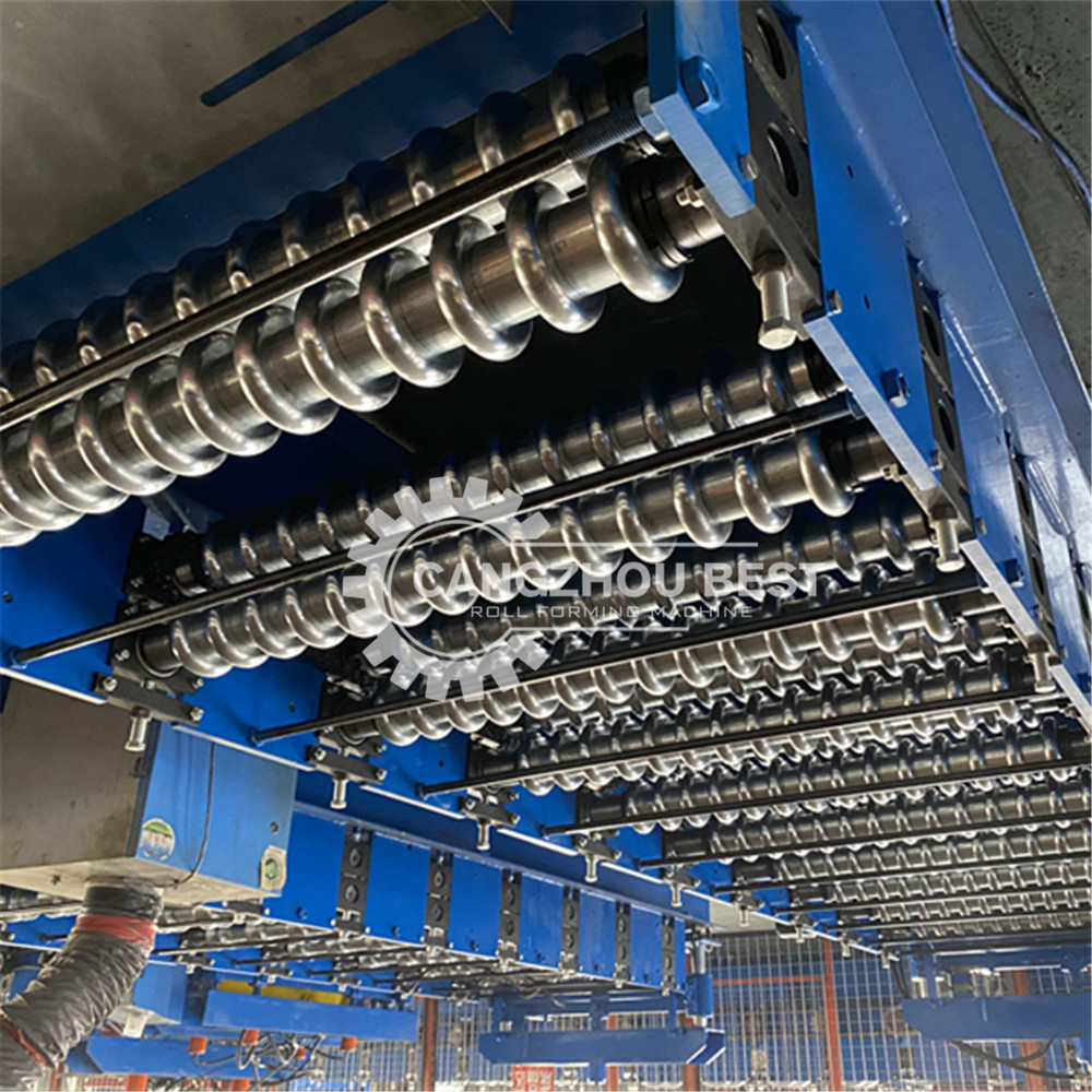 Stable 850mm 3kw Corrugated Roof Sheet Making Machine