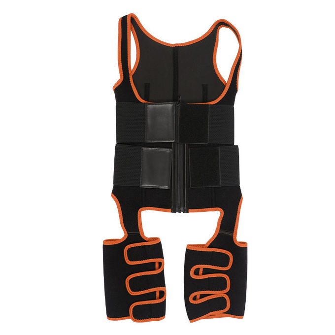 Womens 3XS Full Body Waist Cincher Leather Belt Thigh Trimmer Leg Shaper