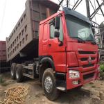 Used Chinese Sinotruk Howo 3 axles 6x4 used U-Shaped Dump Truck/Midele lifting