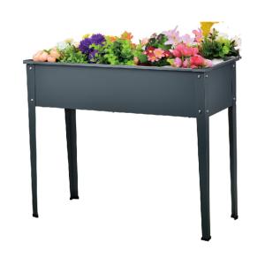 China 0.6mm Raised Vegetable Garden Beds Kits 100cm Zinc Steel With Coating factory