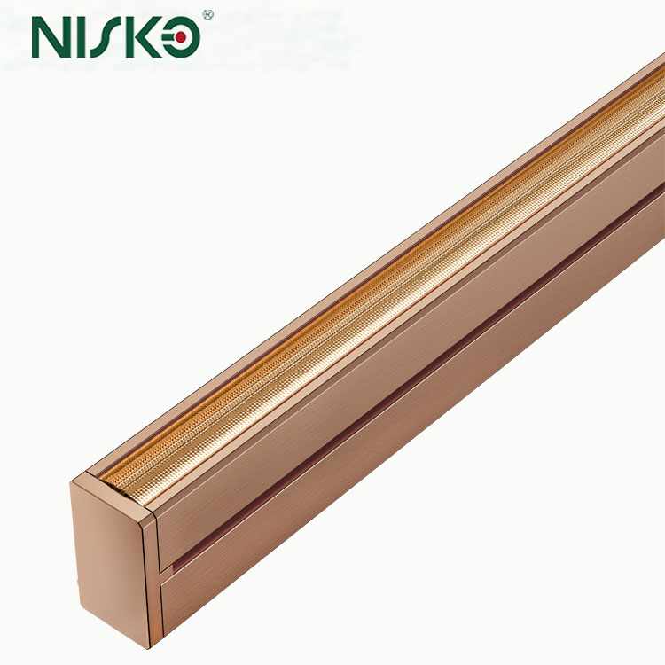 Rotatable Adjustable Angle Led Cabinet Light Bar 48V Surface Mounted Track