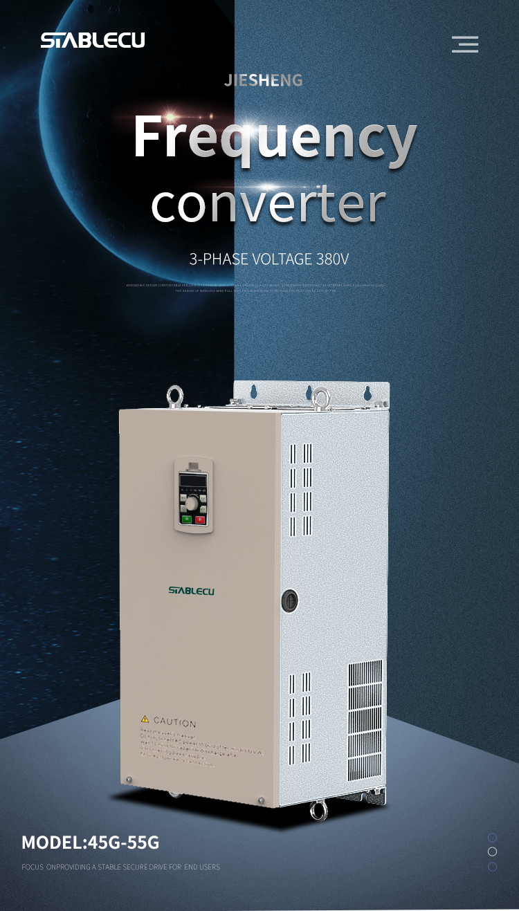 55KW Variable Frequency Inverter 220V 1 Phase Input 3 Phase Output