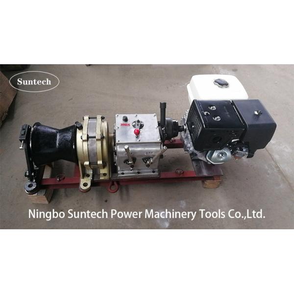 China JJM1Q Line Construction 1 Ton Winch , Cable Pulling Gasoline Powered Winch factory
